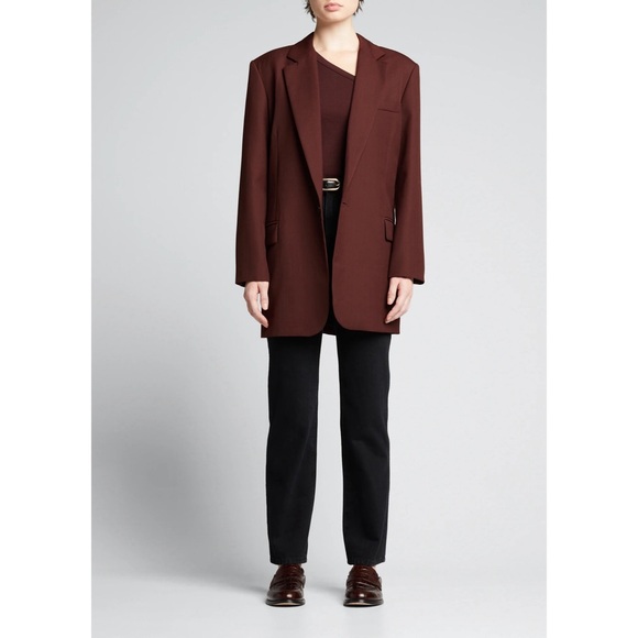 RÓHE “Alena” Women’s Blazer in Burgundy - Picture 2 of 6